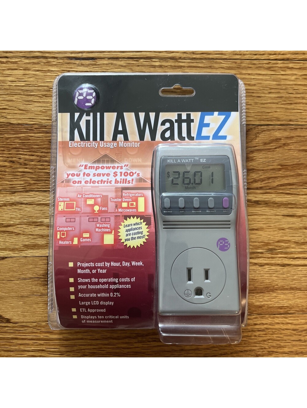 Kill A Watt EZ P3 Power AC Electricity Usage Monitor Analyzer Meter P4460.01 '07